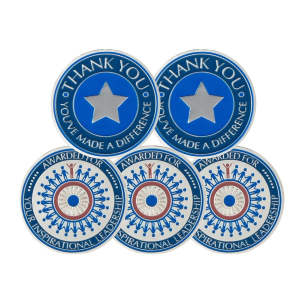 Artisan Owl Award Challenge Coin, Appreciation Award, Leadership & Teamwork