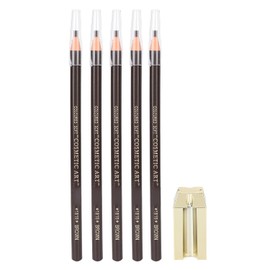 Lápiz de Cejas, 4 en 1, Afilador de Cejas de Pico de Pato, Juego de Lápices de Cejas