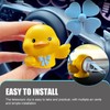 Bawkars Cute Duck Car Air Fresheners Vent Clips, Rotating Windmill