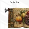 Retro Fruit Curtain Valance for Windows Rod Pocket Valance Window