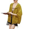 Carlie Kloss Women's Hoodie, UV Protection, Hooded, Open Front, Cardigan,