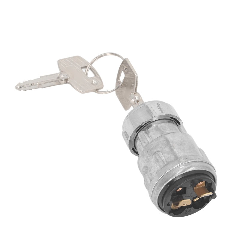 Universal Key Ignition Switch Stainless Steel Cross 2 Gears Key