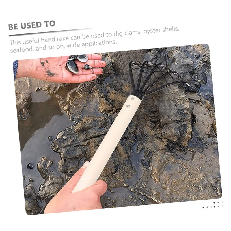 MERRYHAPY 2pcs Clam Rake Dig Seafood Accessories Dig Seafood Tool