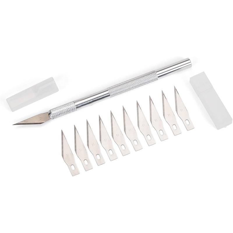 Grapelet Scalpel with 5 Replacement Blades - Precision Cutter