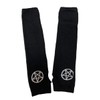 Ro Rox Pamela Man Knitted Fingerless Gloves Pentagram Gothic Wicca,