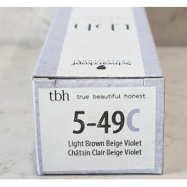 SCHWARZKOPF 5-49 COOL LIGHT BROWN BEIGE VIOLET Permanent  Color 2.1oz