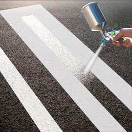 Eunika 4 x 92 Inch Parking Lot Line Stencil, Foldable Straight Line Stencil Reusable Silicone Parking Template for Painting Parking Lot & Pavement Lines for Asphalt Concrete Spray Paint