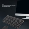 Smart Wireless Keyboard Mouse Kit Silent LED Indicator Waterproof Power