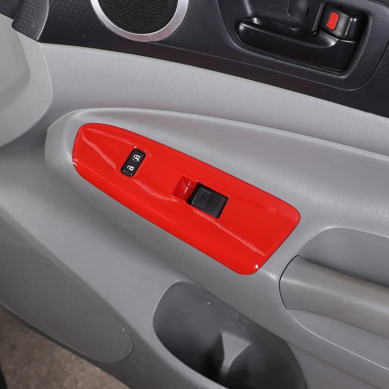 ABS Car Look Interior Door armrest Window Switch Panel Cover