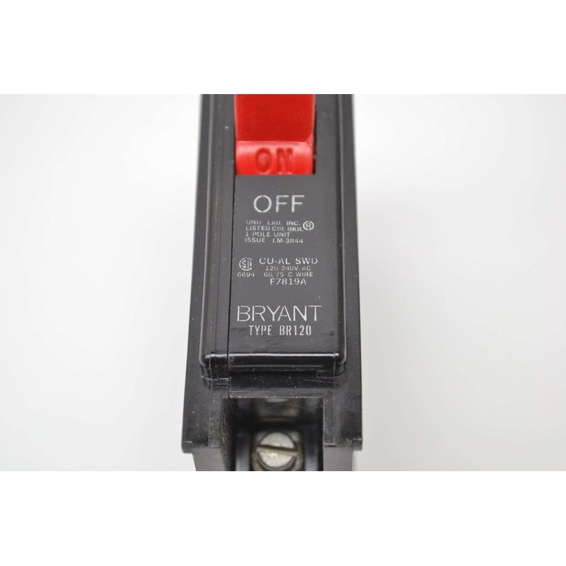 NEW BRYANT BR120 1P 20A AMP 120/240V-AC MOLDED CASE CIRCUIT