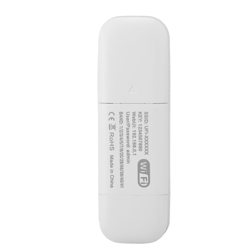 4G LTE USB WiFi Modem, Pocket Network Hotspot with SIM