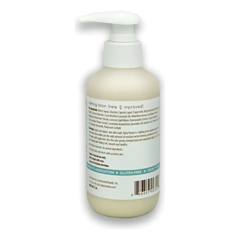 Mantra Bebé Loción Calmante - Ewg Verificado Bebé Crema Hidr