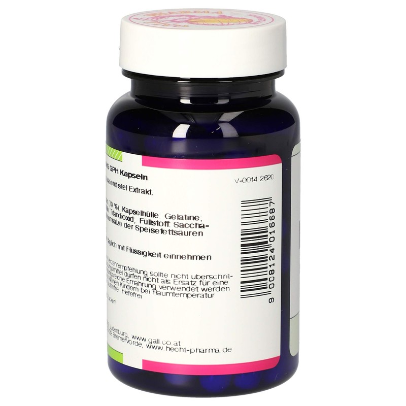 Gall Pharma Milk Thistle 500 mg GPH Capsules – 35