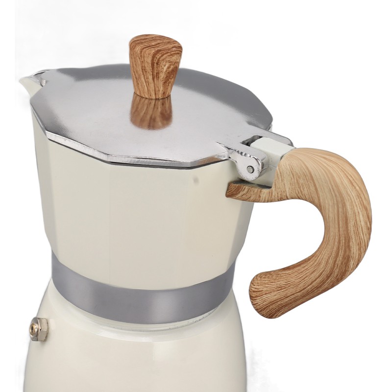 Moka Coffee Pot Octagonal Aluminum Classic Portable Hand Brewing Coffee