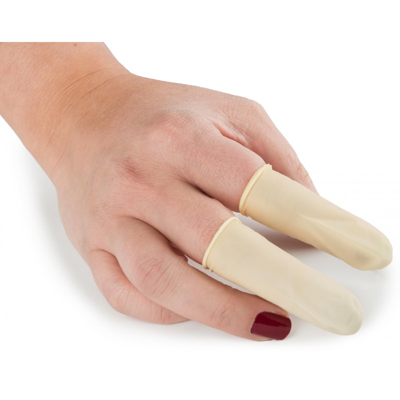 Graham Field Finger Cots Latex, Large 144 ea