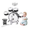 TOYGAGADE Batería Niños Banco Baquetas Platillo Bombo Musicales Toygagade