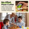 Kitchy Pizza Cutter Wheel with Protective Blade Cover, Ergonomic Pizza
