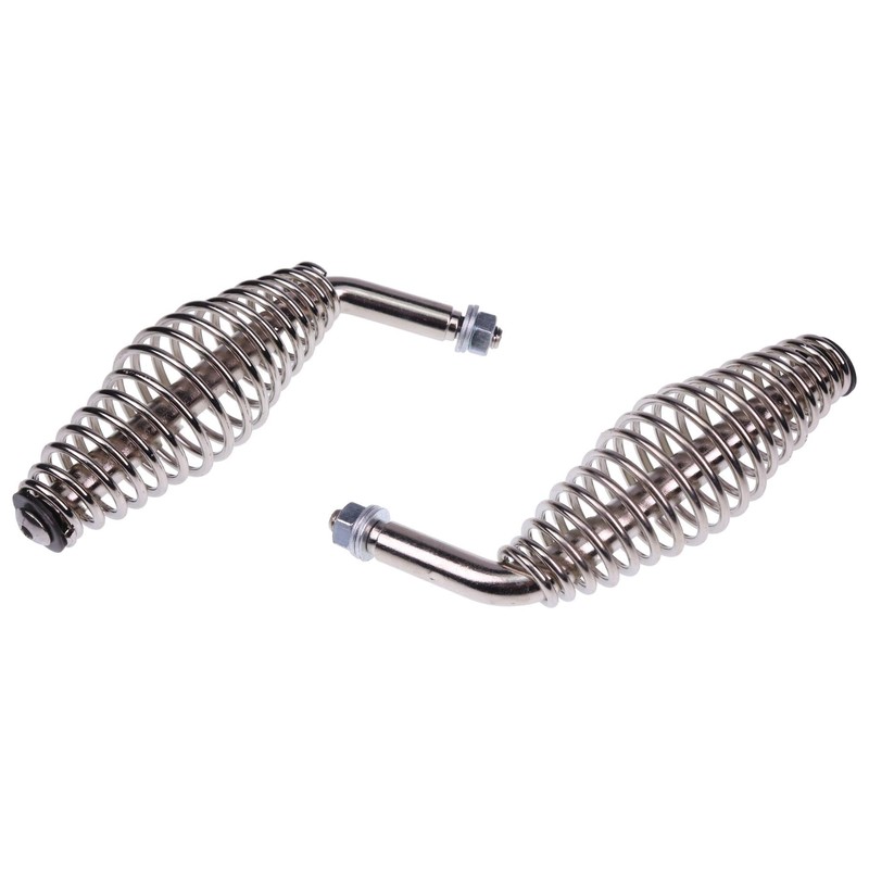 Chamixx 2X 5'' Stainless Spring Handles with 1/2" Steel Rod