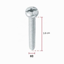 Fiero PILA-8X1-1/2, Bolsa con 200 pijas para lámina, #8 x 1-1/2" con recubrimiento galvanizado