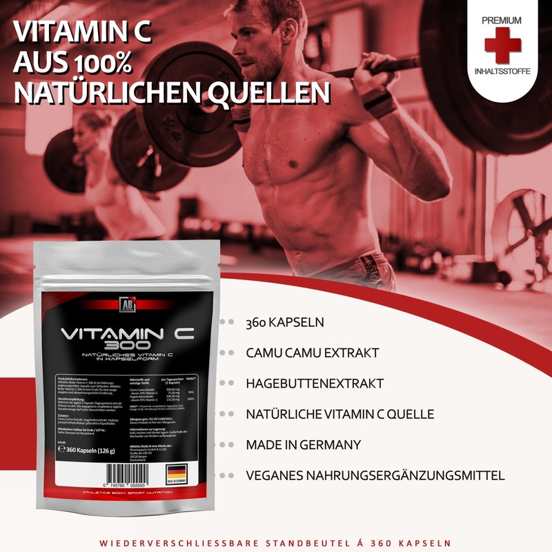 Vitamin C 300 Natural Vitamin C from Camu Camu and