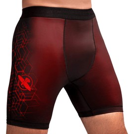 Hayabusa Geo Vale Tudo Shorts Men - Red, Medium