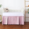 Crib Skirt Dust Ruffle, 100% Egyptian Cotton 400 Thread Count