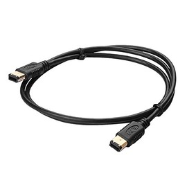 Sienoc 1 m IEEE-1394 FireWire Cable 6P – 6P FOR iLink DV Camcorders (Pack of 2)