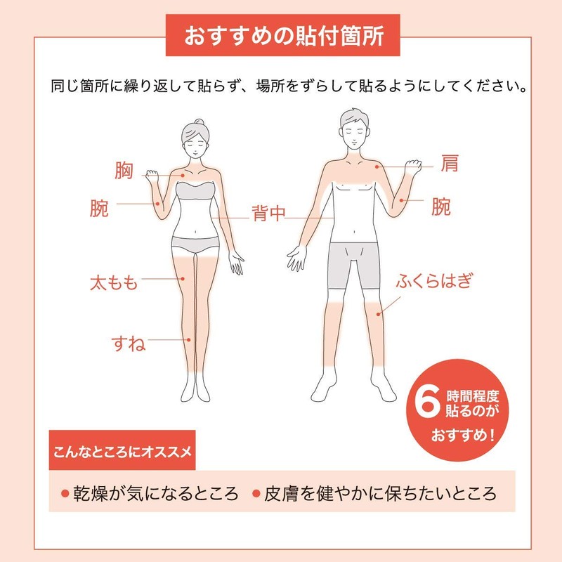 Stick-on Life A-patch [Beta Carotine, Vitamin C Derivative/Beauty Ingredients] Moisturizing