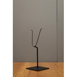 Handmade 12"high "Y" Metal display Stand for tribal masks & other Art objects 5x5"base