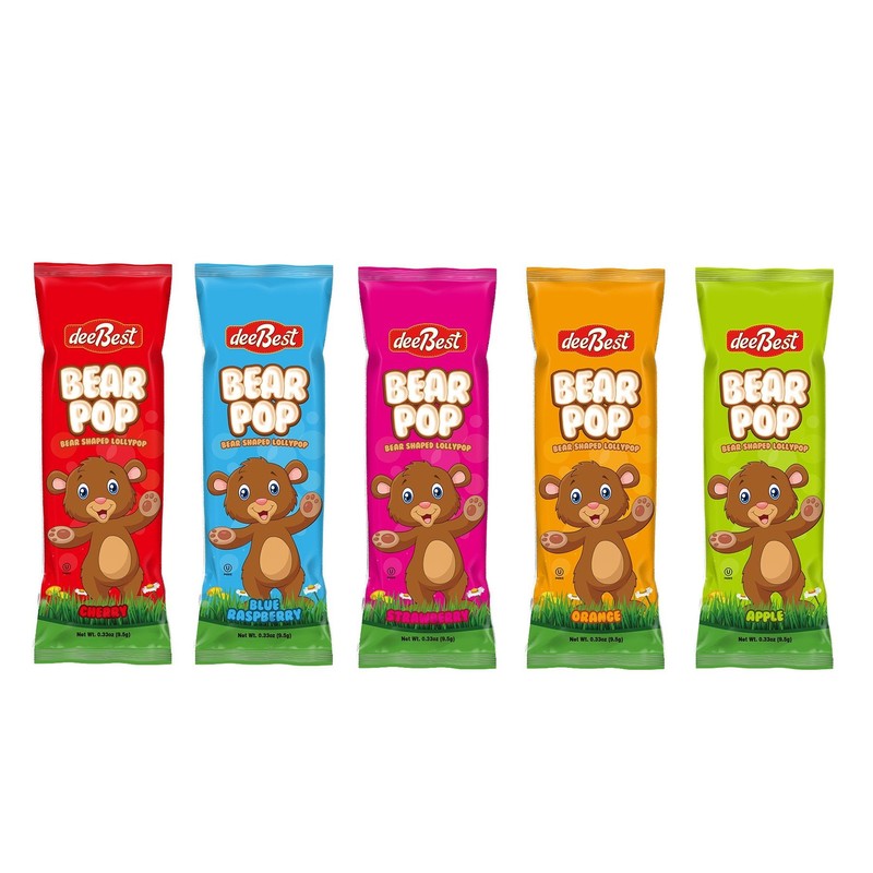 Bear Pop - Teddy Bear Shaped Lollipops Sucker | 32