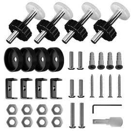 COMOMY Gate Accessories for Extra Tall Pet Gate (Black)