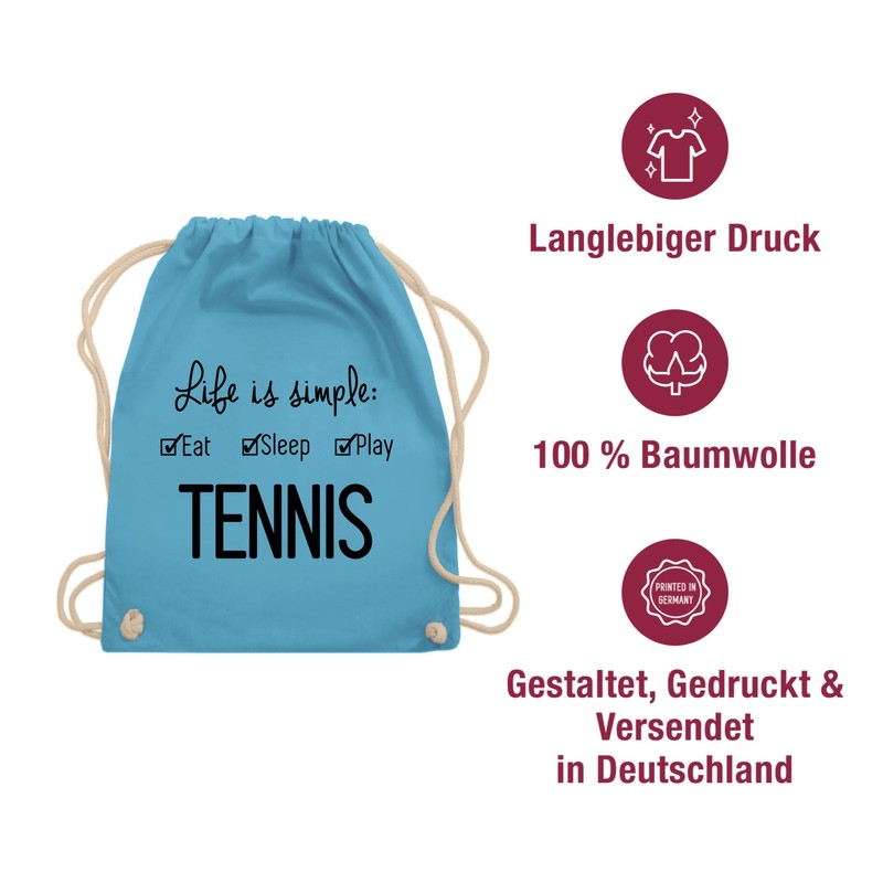 Shirtracer - Gym Bag Backpack - Tennis Player Gift -