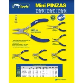 FOY Pinza Para Electricista 4.3/4  Corte Lateral Punt Foy 142221