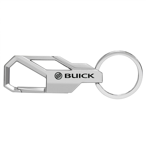 iPick Image for Buick Silver Carabiner-style Snap Hook Metal Key