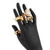 Chunky Gold Rings for Women Non Tarnish Stackable Rings for