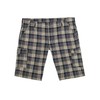 Lavecchia LV-65 Men's Plus Size Cargo Shorts with Belt, checked