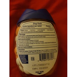 TUMS CHEWY BITES ORANGE & CREAM EXTRA STRENGTH CHEWABLE ANTACID FOR HEARTBURN