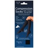 Pretty Legs Fine Rib Style Compression Socks DJ8M Black 4-7