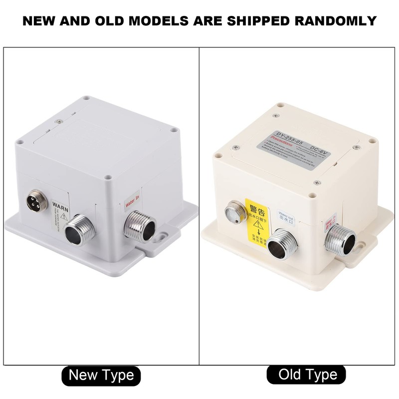 Automatic Sensor Touchless Bathroom Sink Faucet with Control Box, Hands