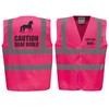 Caution Deaf Rider Horse Riding Equestrian Premium Pink Hi Vis