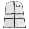 2pcs Garment Bags for Hanging Clothes Transparent Clothes PVC Dustproof