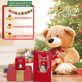 Surprise Box Gift Box Explosion Box Birthday with Bounce Box - 16 Foldable Bounce Box Christmas Foldable Bounce Surprise DIY Gift Box for Weddings Anniversaries and Christmas (16)