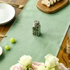 Artoid Mode Sage Green Country House Style Tassels Table Runner,
