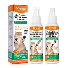 AIQIUSHA Cat Repellents Sprays,240ML,Anti Pee & Anti Scratch Furniture & Anti Scratching Plants,Suit for Indoor & Outdoor,Establish Boundaries & Keep Cat Off,Safe for Children & Plant