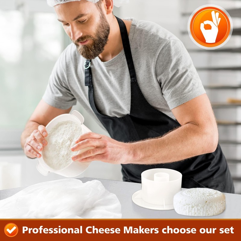 Cheese Mold – Cheese Making Kit 2 pcs – Cheesemaking