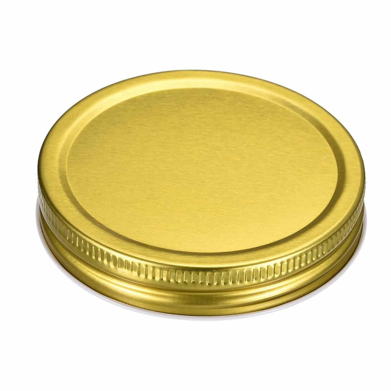 6 Pcs - Tinplate Canning Lids Wide Mouth Leak Proof