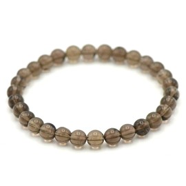Miracles Minéraux 6 mm Round Beads, Bracelet, Natural Stone, French Craftsmanship Over 60 Choices, Quartz