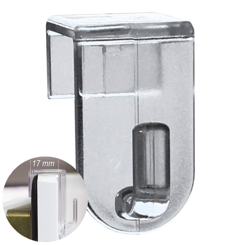 Window Hooks, Decorative Hooks, Transparent, Set of 20, 35 x