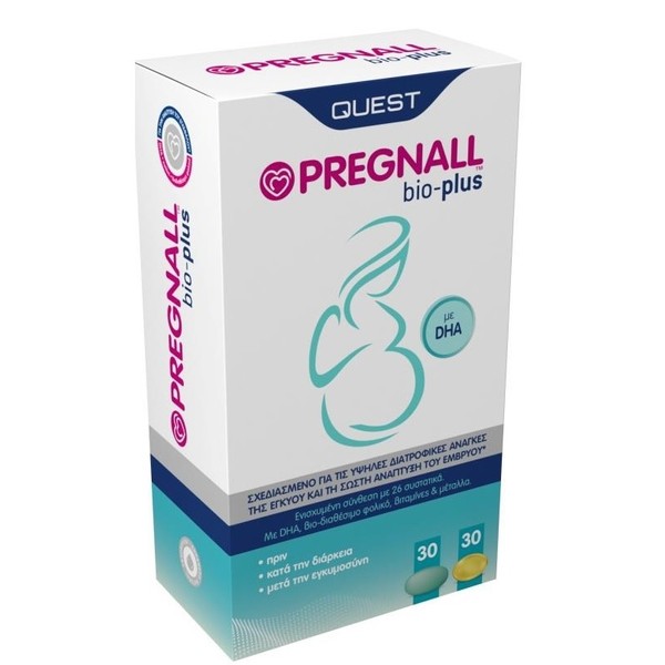 Quest Pregnall Bio Plus, 30Tabs & 30Caps