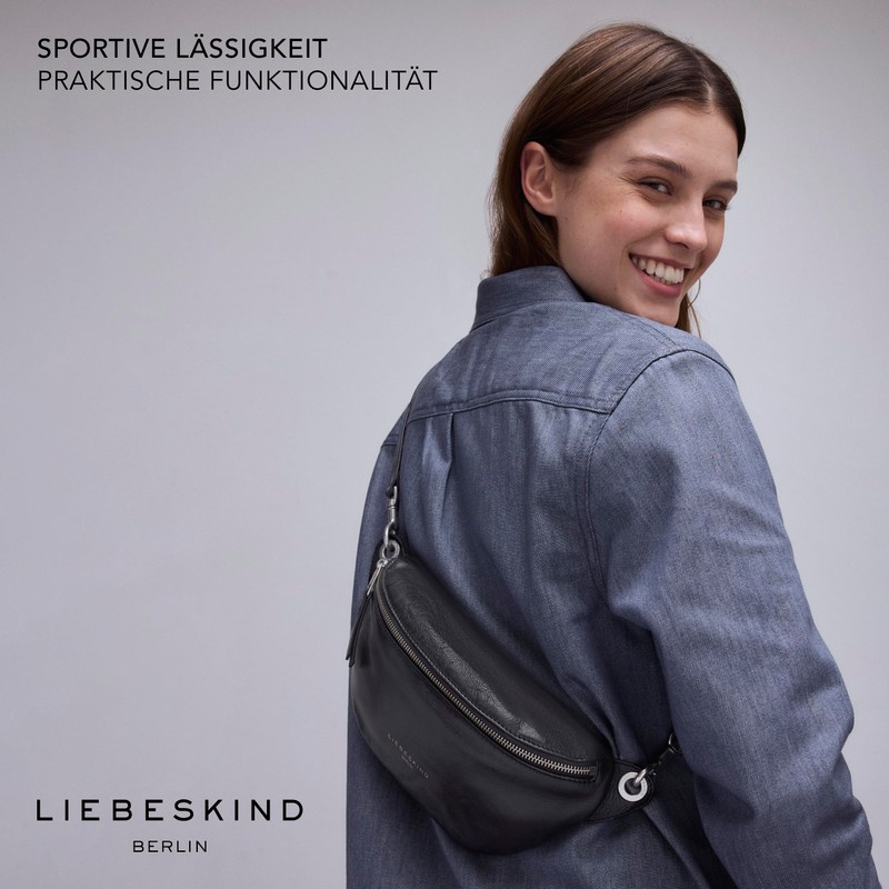 Liebeskind Women's Tavia Belt Bag, 01 black, M